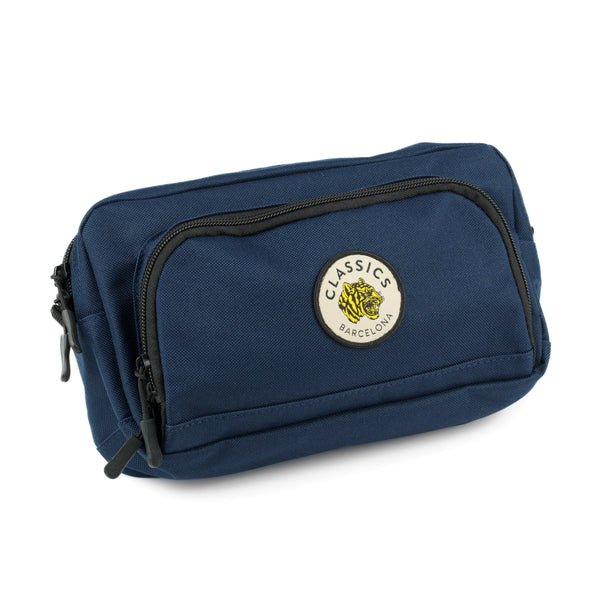 Round Tiger Hip Bag - Navy