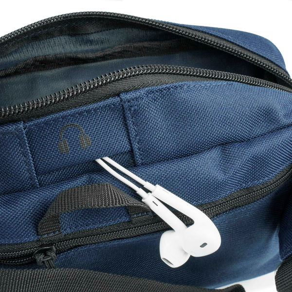 Round Tiger Hip Bag - Navy
