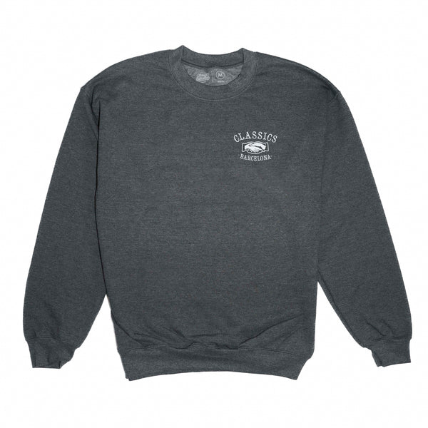 Triple F Crewneck - Dark Heather Grey