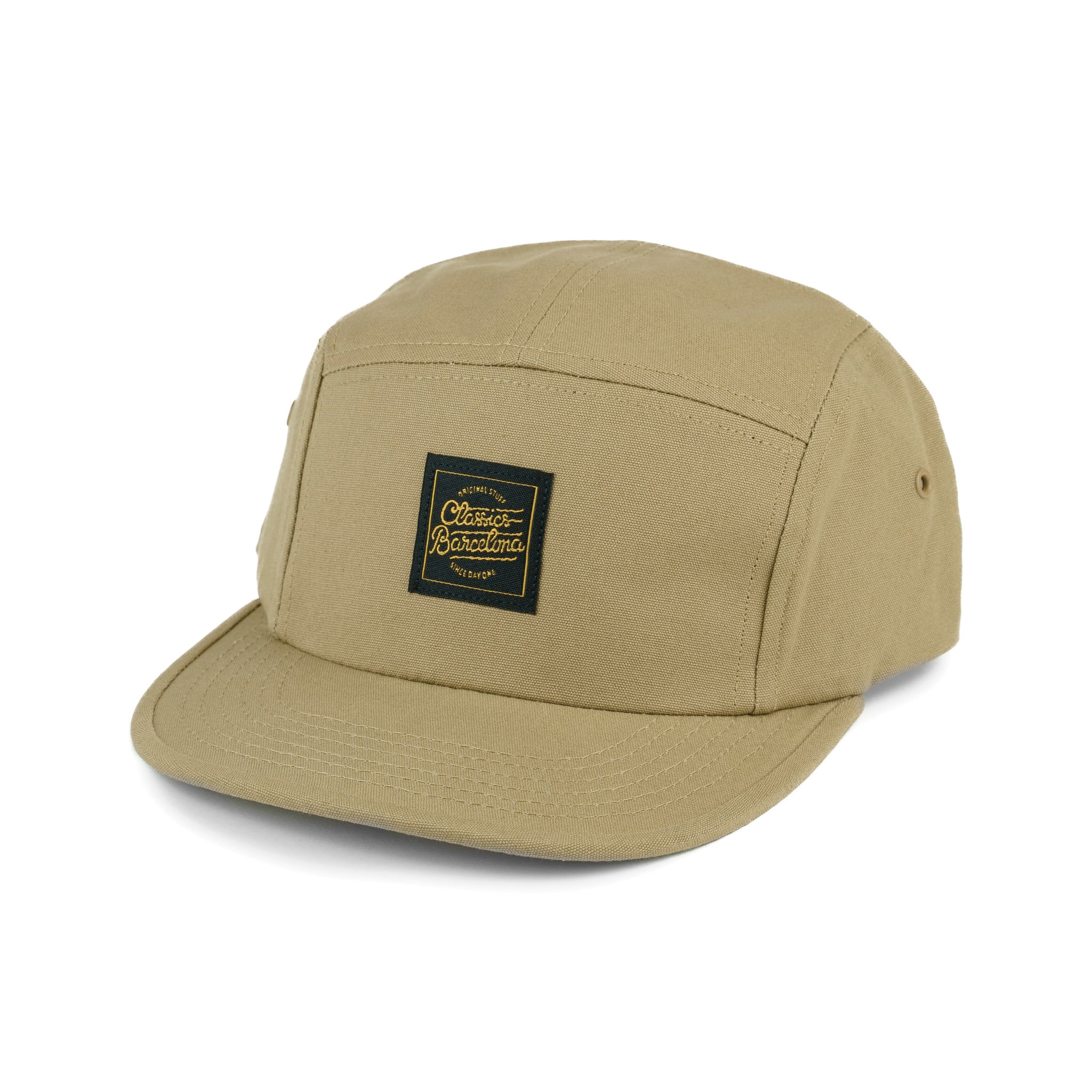 OG Lettering 5 Panel Cap - Khaki