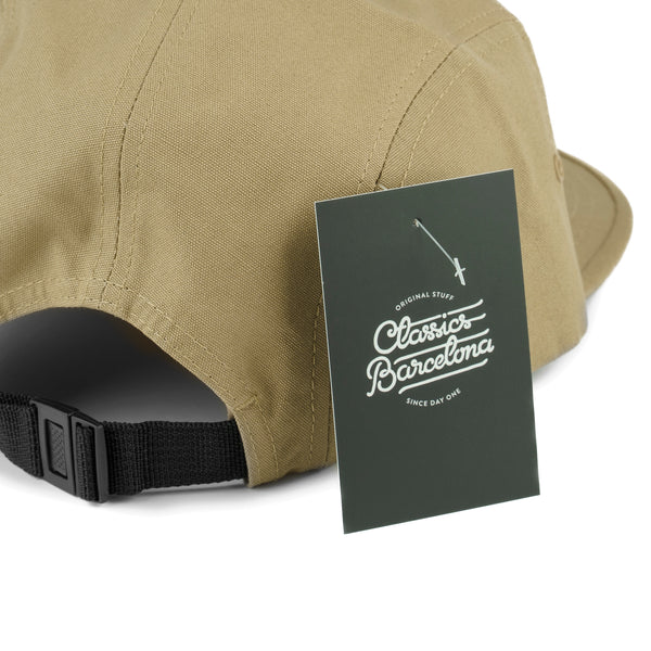 OG Lettering 5 Panel Cap - Khaki