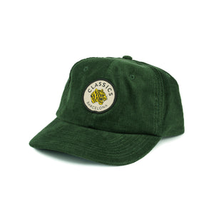 Tiger Cord Cap - Forest Green