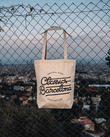 Lettering Heavy Canvas Tote Bag