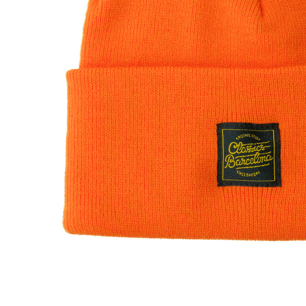 OG Lettering Beanie - Fluor Orange