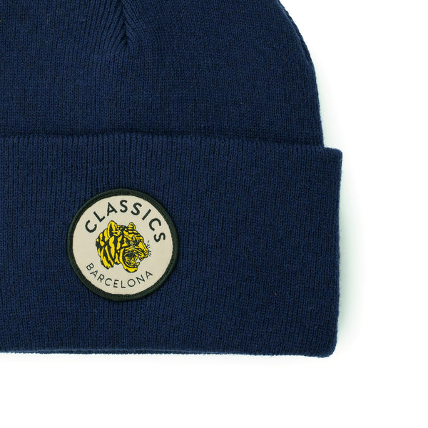 Tiger Beanie - Dark Navy