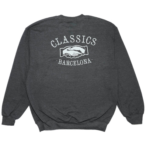 Triple F Crewneck - Dark Heather Grey