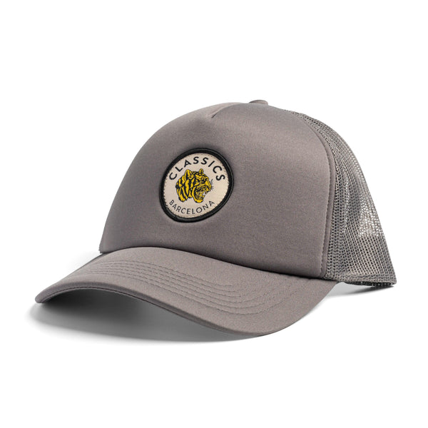 Round Tiger Trucker Cap - Stone