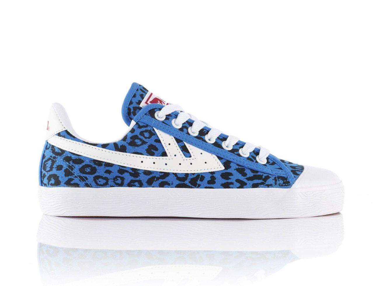 WARRIOR x OBEY Classic Shoes - Leopard Sky Azure