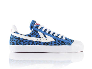 WARRIOR x OBEY Classic Shoes - Leopard Sky Azure