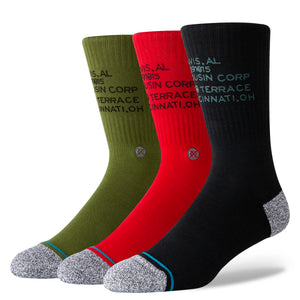 Corp 3 Of A Kind Socks - Multi