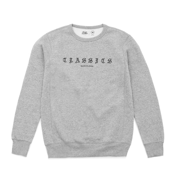 G Quarter Crewneck - Heather Grey