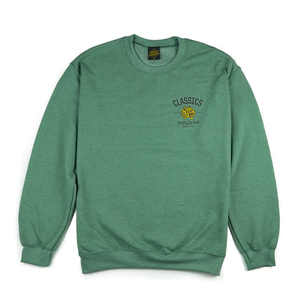 Tiger Crewneck Sweatshirt - Heather Green