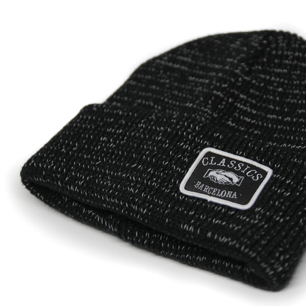 Triple F REFLECTIVE Beanie - Black