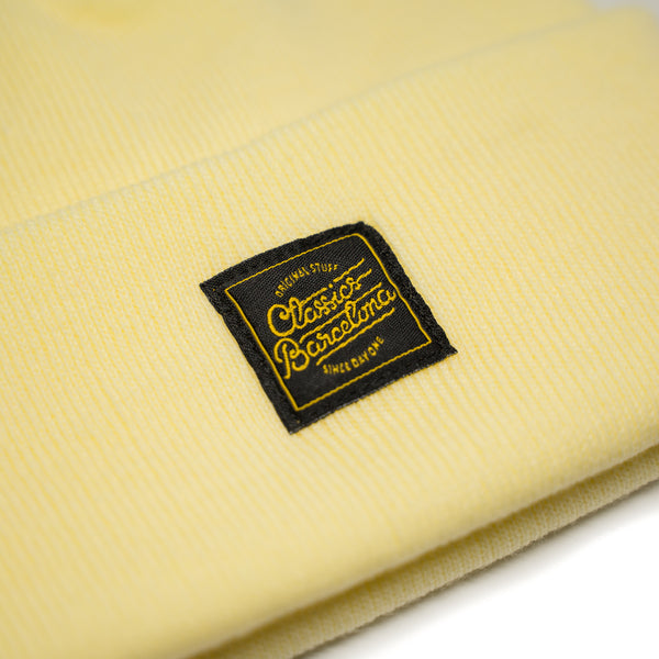OG Lettering Beanie - Pastel Yellow (Pastel Color Series)