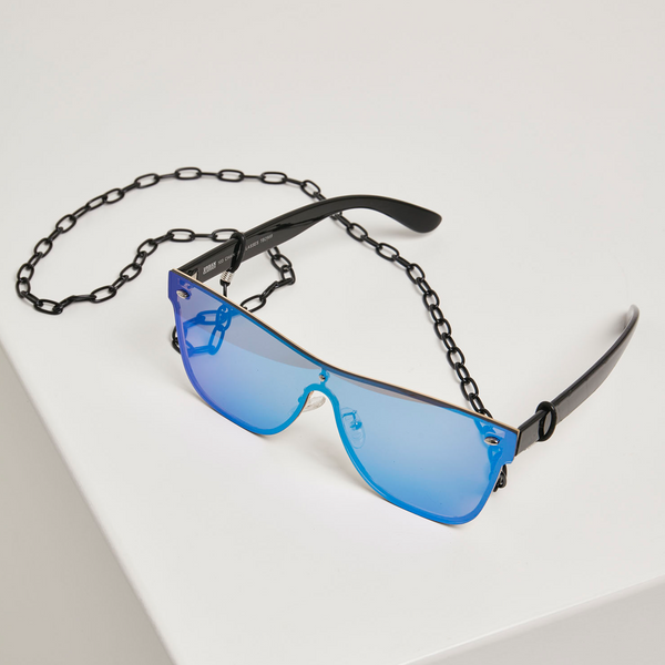 103 Chain Sunglasses - Black Blue
