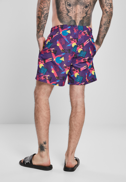 Pattern Swim Shorts - Miami Aop