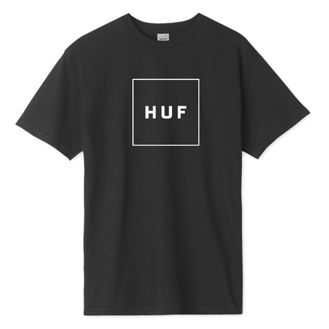 Essentials Box Logo Tee - Black