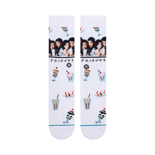 The One With The Dinner Socks - White
